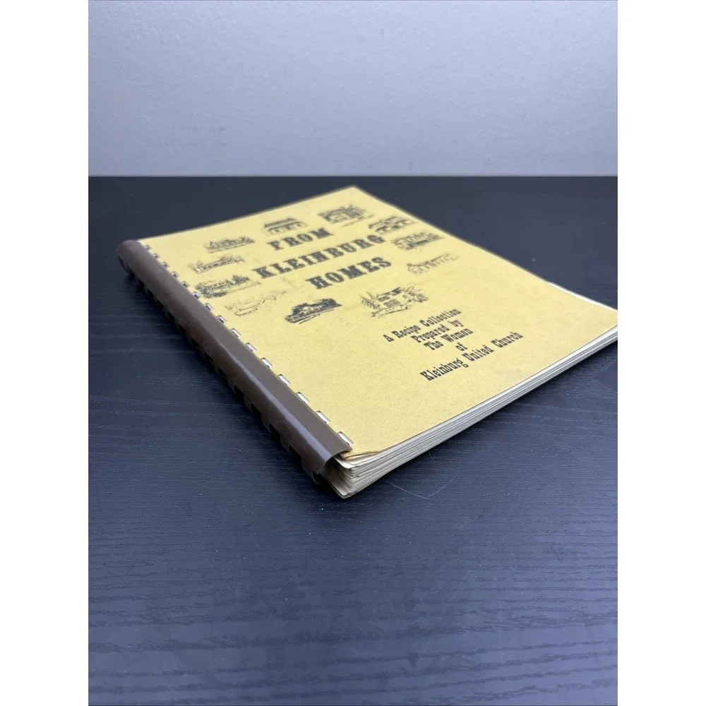 Cookbook From Kleinburg Homes Community Recipes Vintage Local Cookbook